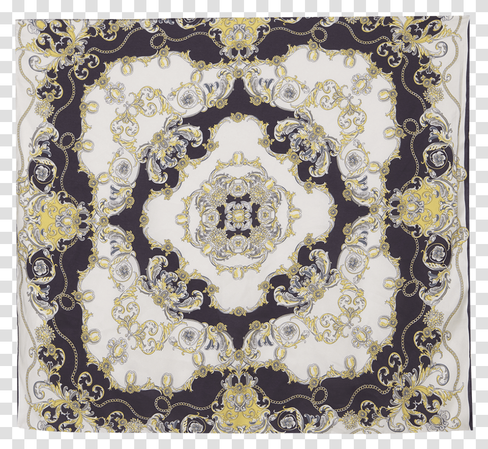 Chain Link Scarf Rug, Floral Design, Pattern, Graphics, Art Transparent Png