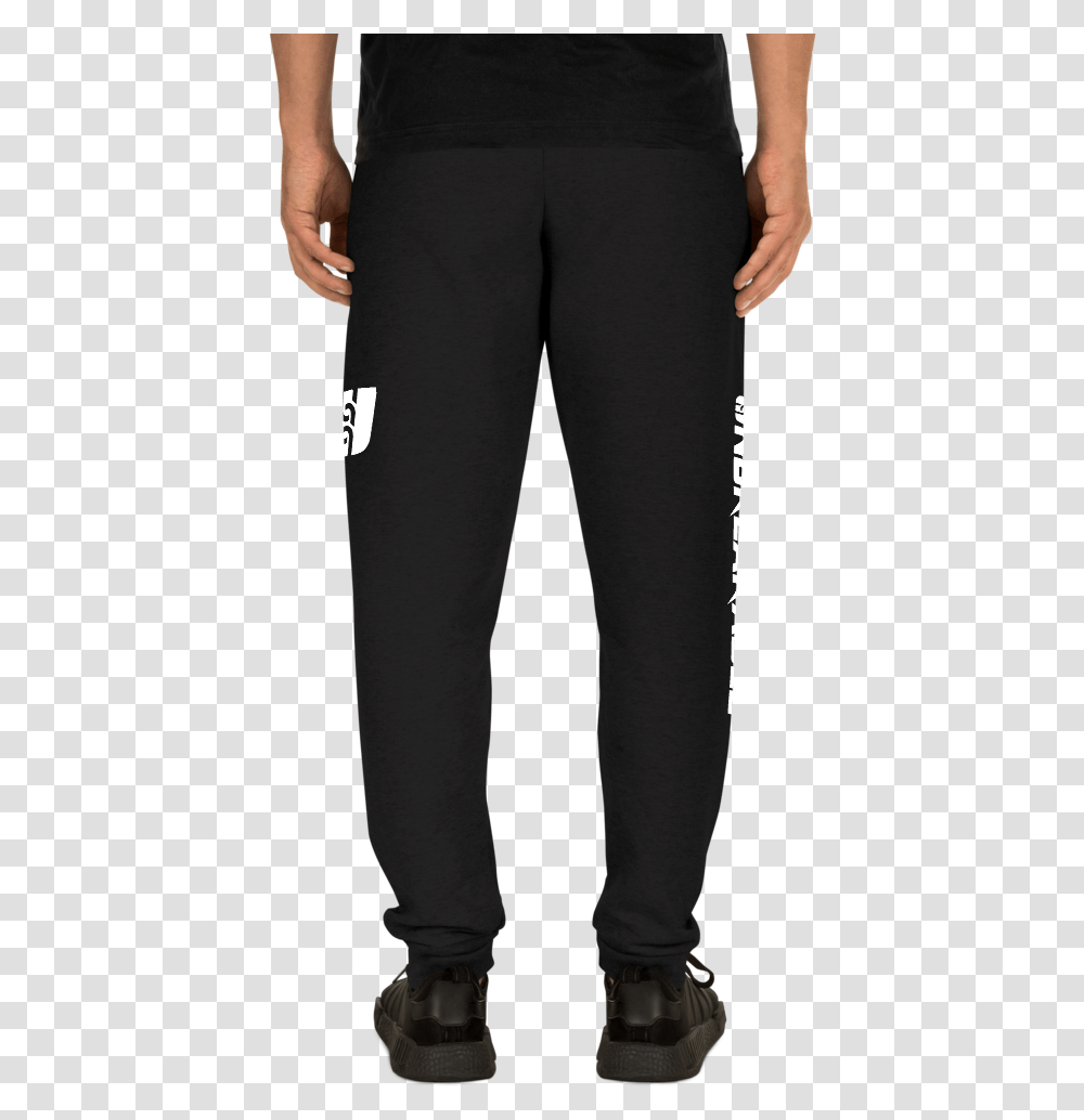Chain Logo For Products White Ub White Mockup Back Wacko Maria Pleated Trousers Type 3 Wool, Pants, Jeans, Person Transparent Png