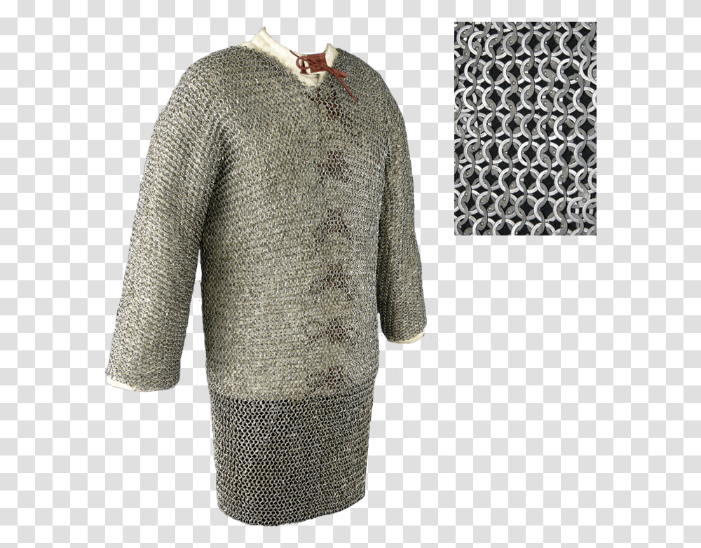 Chain Mail, Armor, Sweater, Apparel Transparent Png