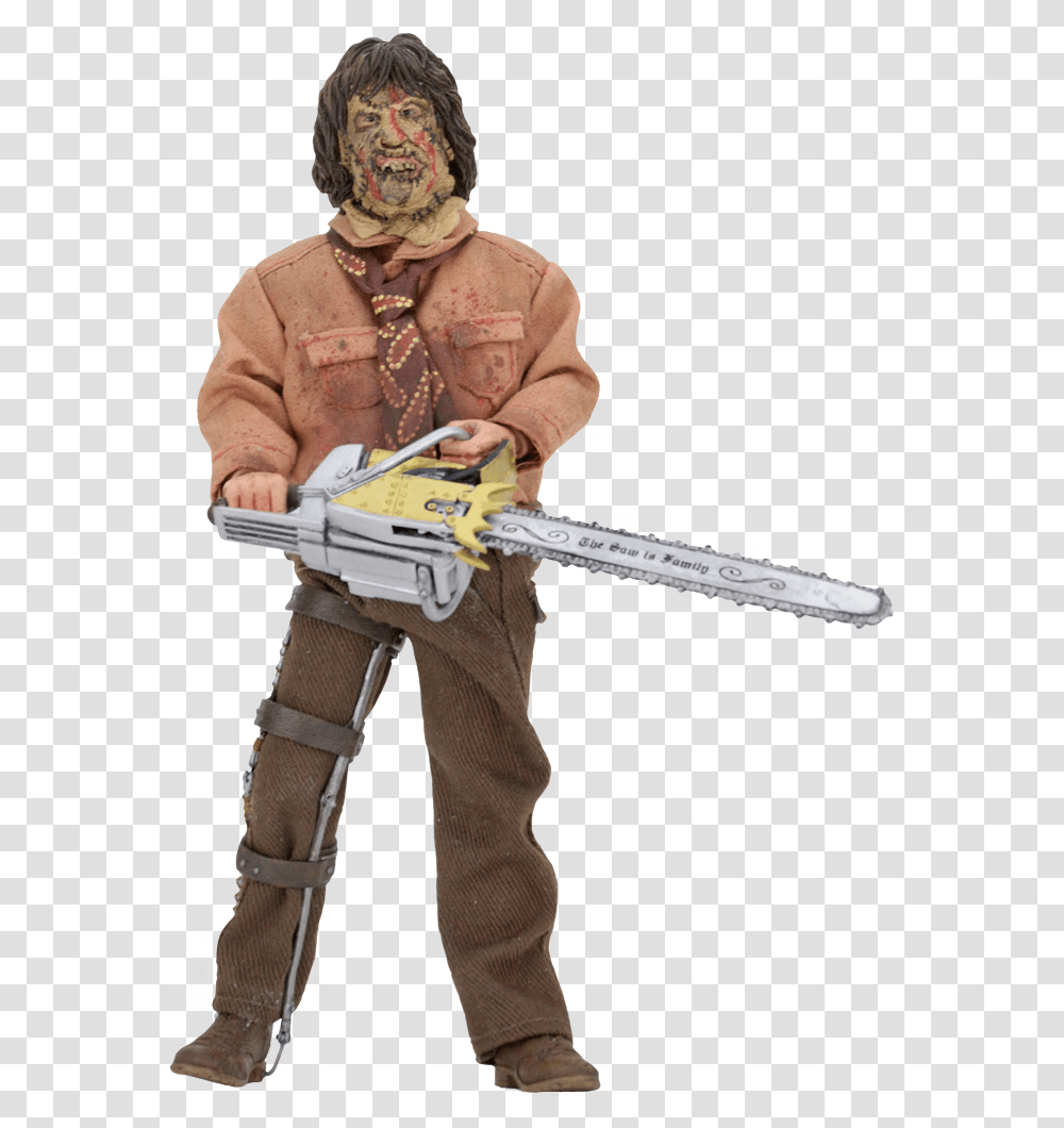 Chain Saw Clipart Texas Chainsaw Massacre 1974 Figure, Person, Human, Tool, Costume Transparent Png