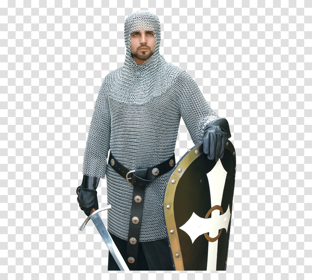 Chainmail Armor, Person, Human, Chain Mail Transparent Png