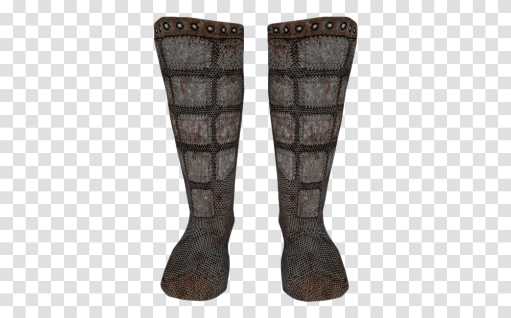 Chainmail Boots Sock, Clothing, Apparel, Shoe, Footwear Transparent Png