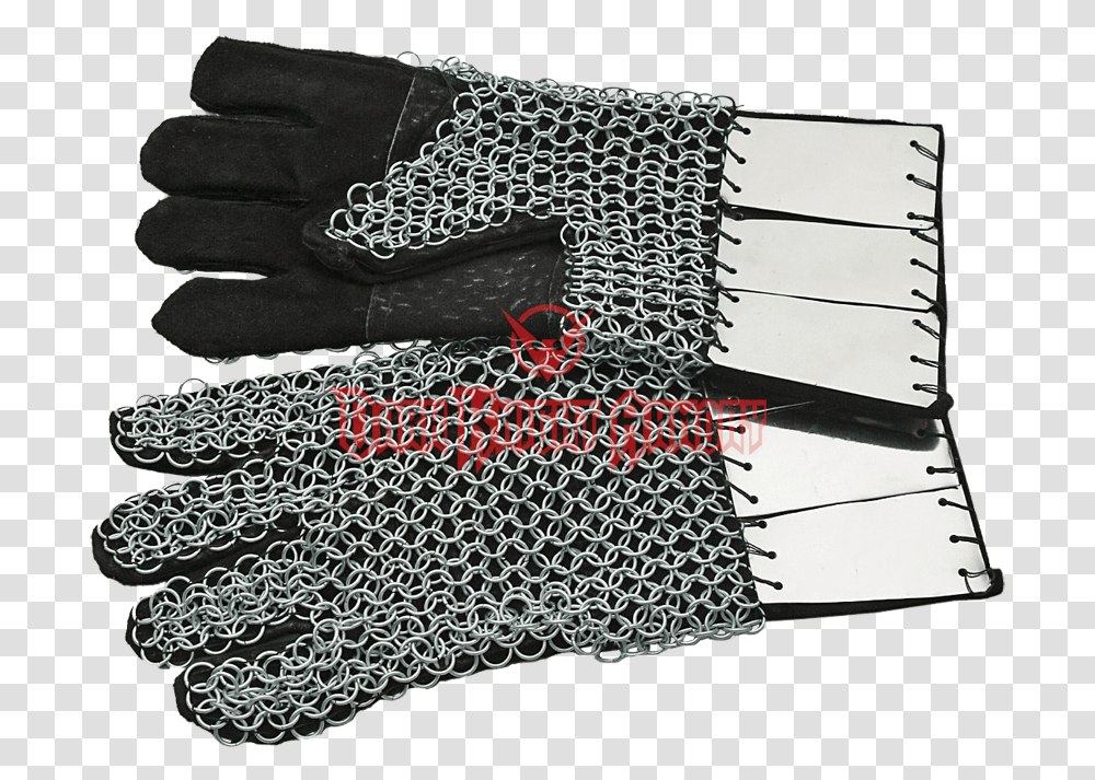Chainmail Gauntlets With Steel Plates From Dark Knight Leather, Armor, Chain Mail, Rug Transparent Png