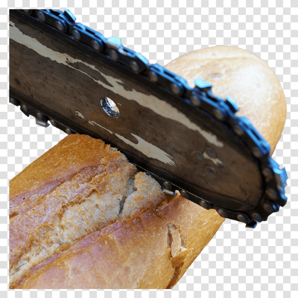 Chainsaw, Bread, Food, Cornbread, Bun Transparent Png