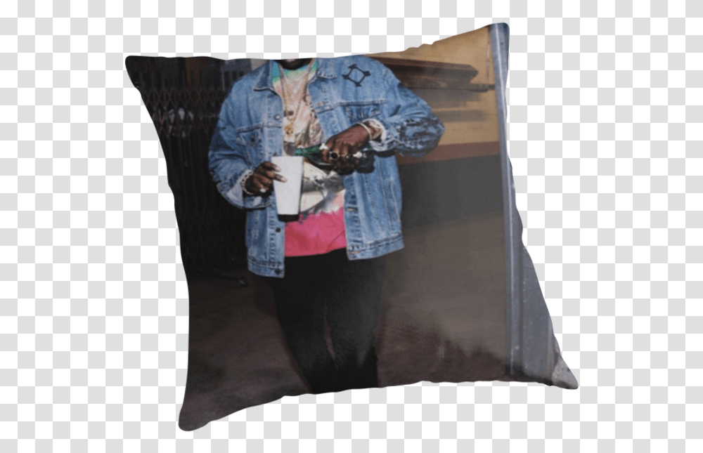 Chainz Pouring Dirty Sprite Actavis Prometh With Cushion, Person, Sleeve, Pants Transparent Png