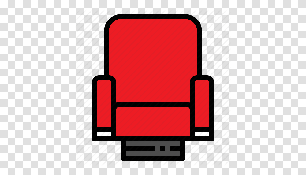 Chair Cinema Movie Seat Theater Icon, Furniture, Couch, Throne Transparent Png