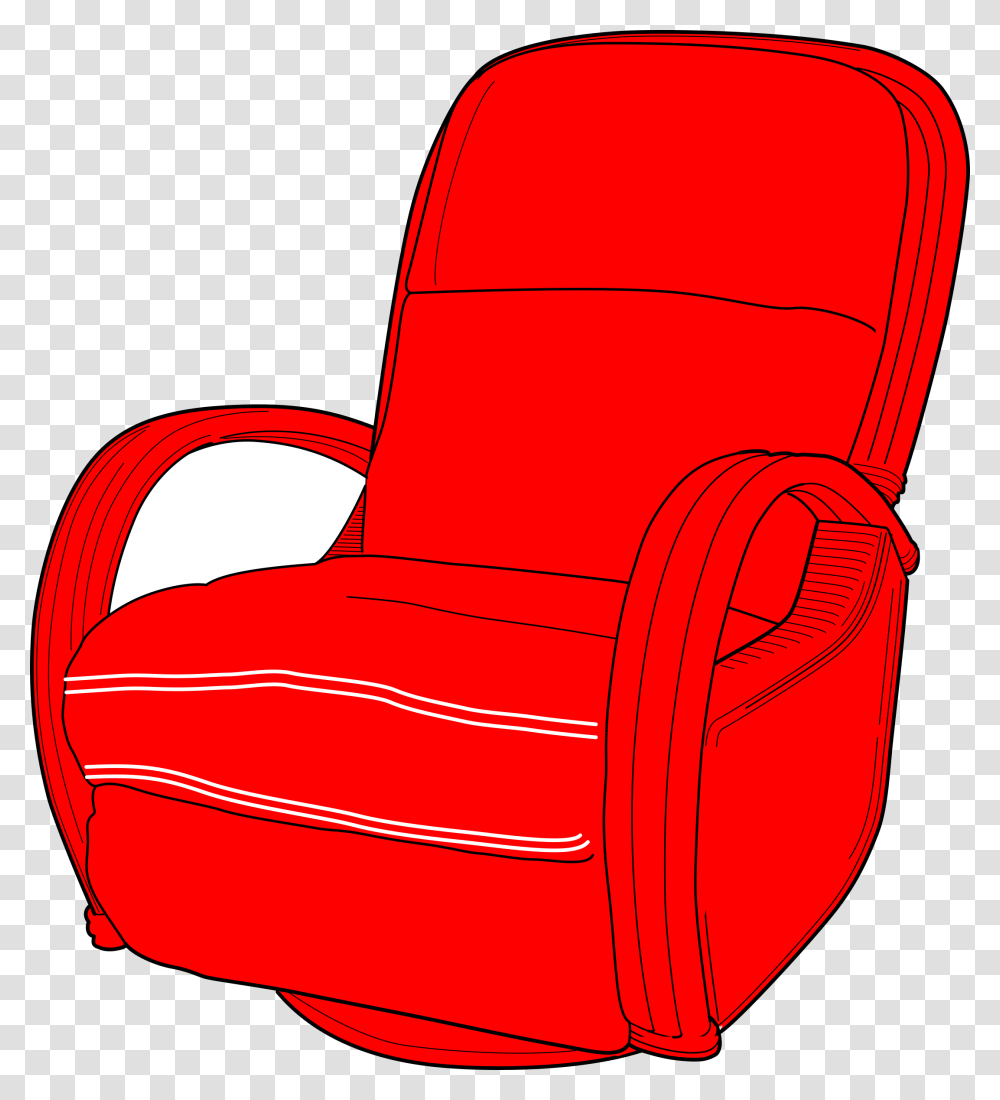 Chair Clipart Red Chair, Furniture, Armchair, Cushion Transparent Png