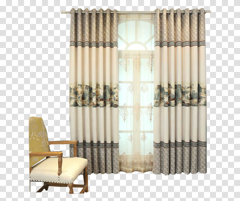 Chair, Furniture, Curtain, Home Decor Transparent Png
