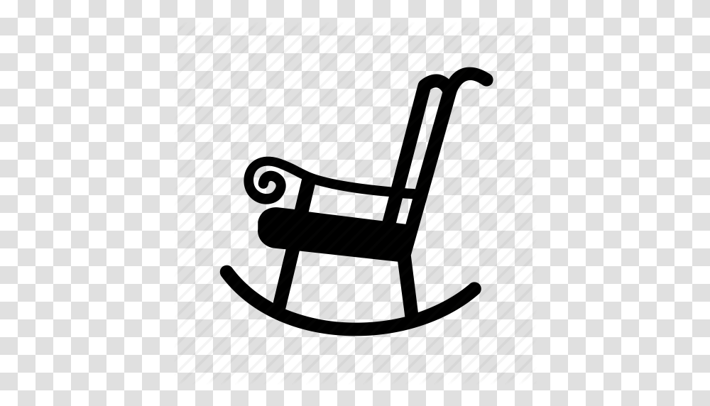 Chair Furniture Household Rocker Rocking Chair Sit Icon, Piano, Leisure Activities, Musical Instrument Transparent Png