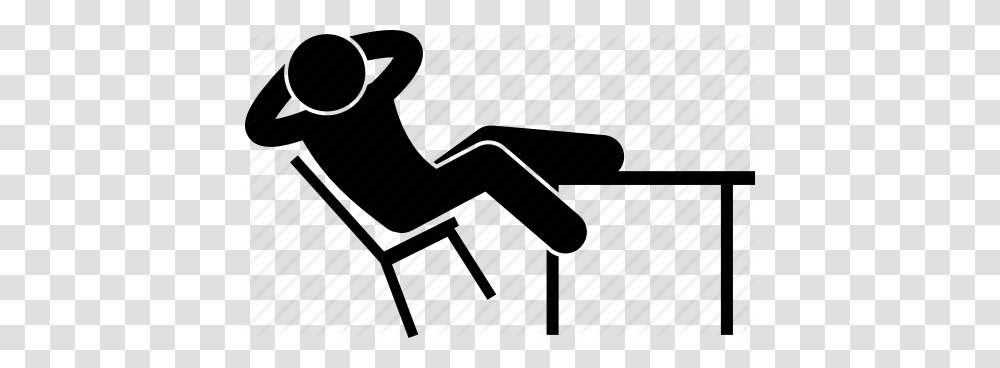 Chair People Relaxing Resting Sitting Table Icon, Piano, Leisure Activities, Musical Instrument, Silhouette Transparent Png