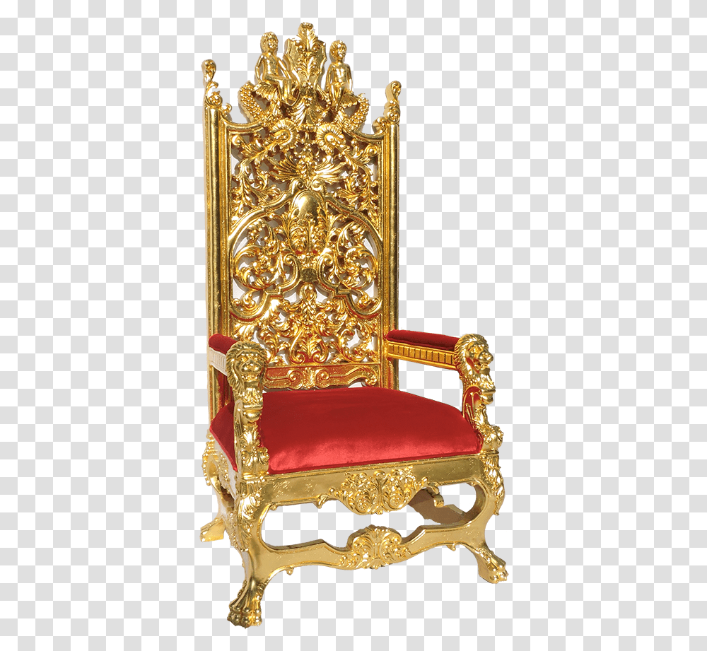 Chair Queen's Throne, Furniture, Wedding Cake, Dessert, Food Transparent Png