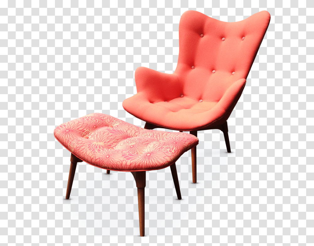 Chair Red Ok Hand Shaped Chair Funky Finger Swivel, Furniture, Armchair Transparent Png