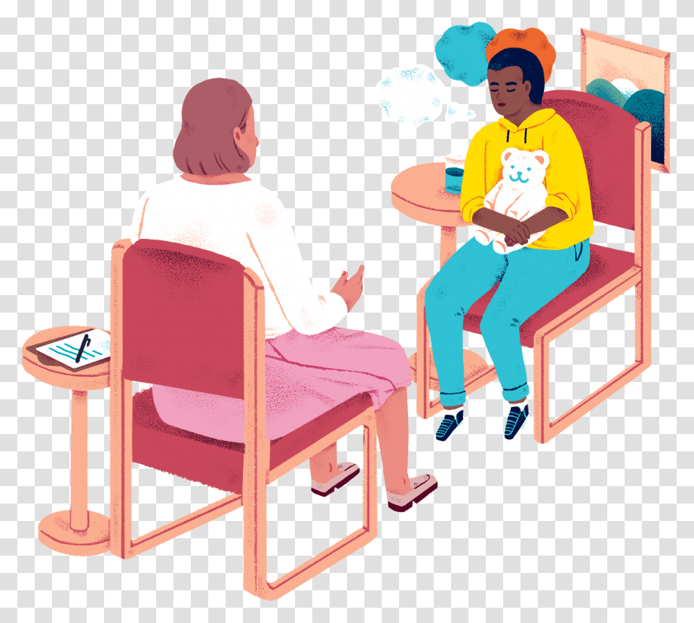 Chair, Sitting, Person, People, Crowd Transparent Png