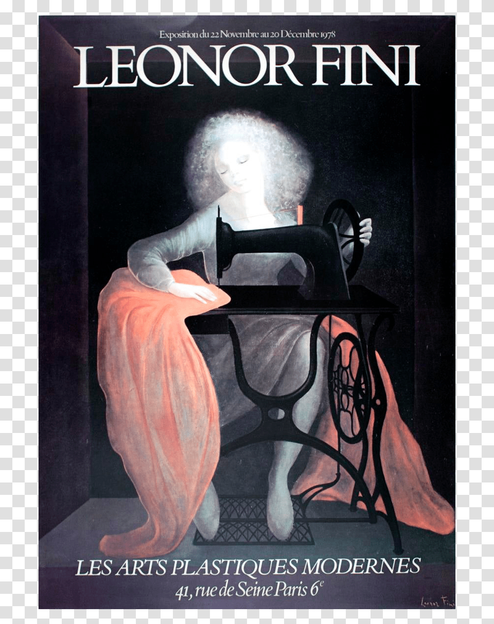 Chairish Small Logo Leonor Fini Prints La Machine Coudre, Person, Human, Poster, Advertisement Transparent Png