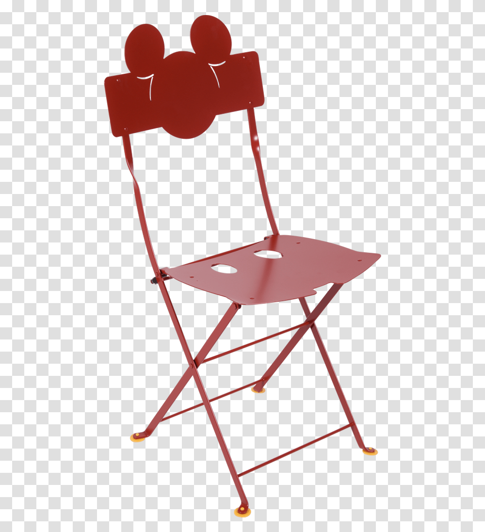 Chaise Mickey Mouse Coquelicot Mickey Mouse Bistro Chair, Furniture, Canvas, Bow, Stand Transparent Png