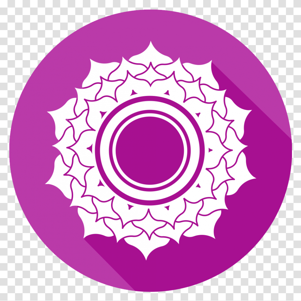 Chakra Cure Intensive Lto Soul Truth Gateway Crown Chakra, Purple, Pattern, Symbol, Spiral Transparent Png