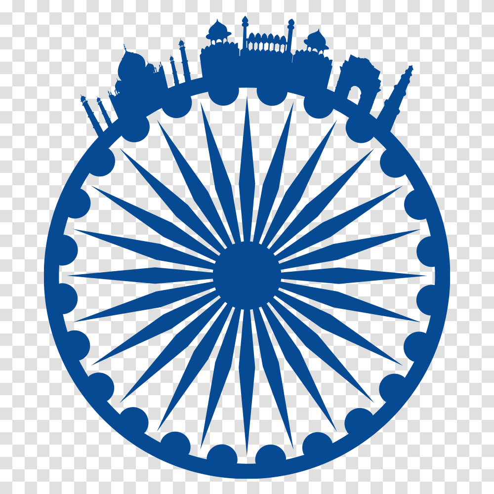 Chakra Indian Flag Ashok Chakra, Machine, Gear, Logo Transparent Png