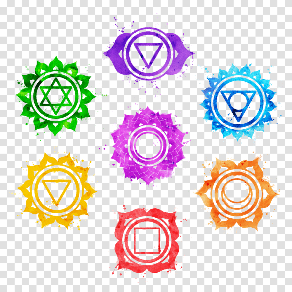 Chakras Chakras In A Circle, Graphics, Art, Pattern, Floral Design Transparent Png