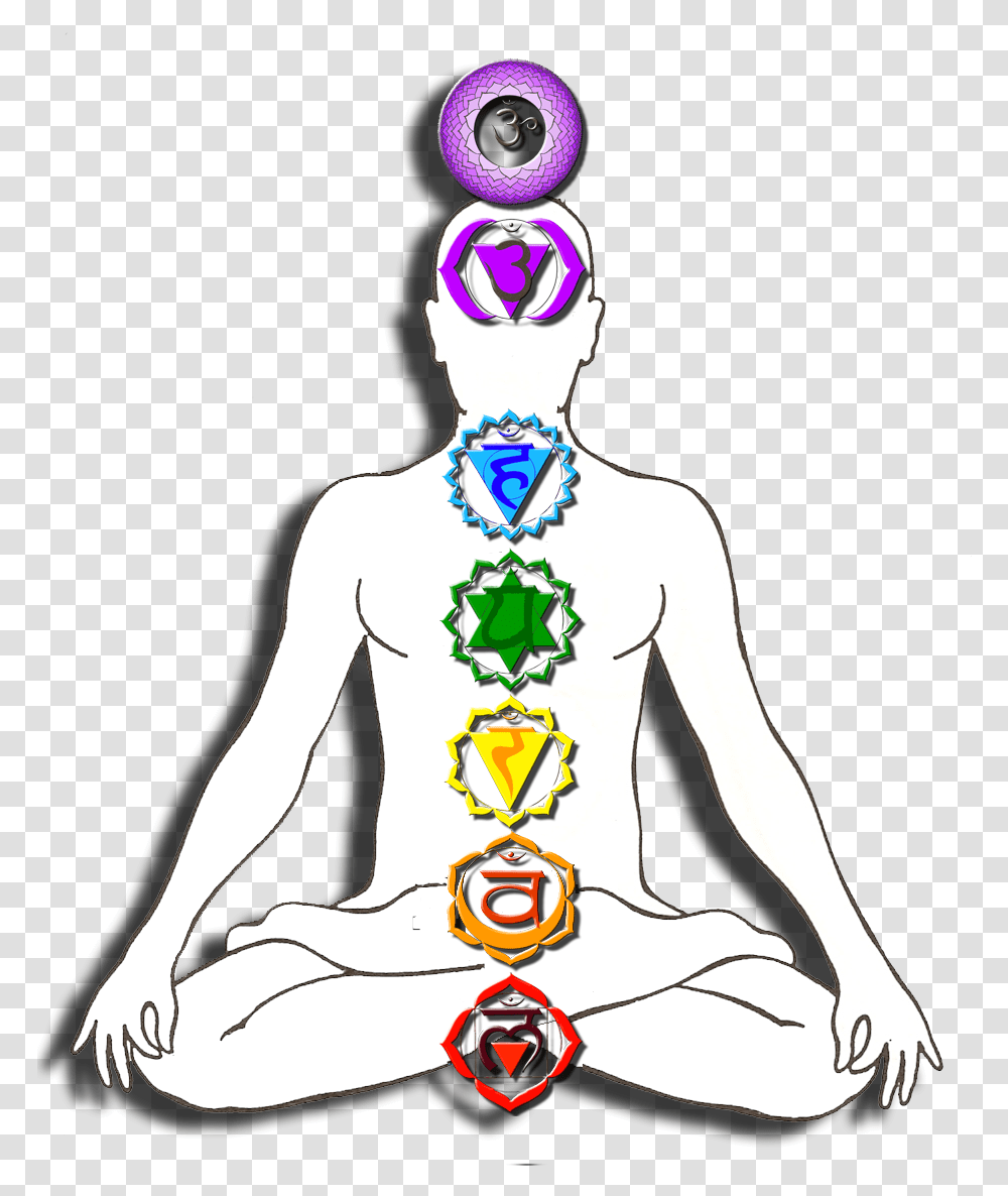 Chakras Chakras In Human Body, Person, Floral Design Transparent Png