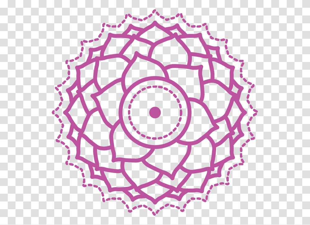 Chakras Sahasrara Chakra Symbol, Pattern, Rug, Ornament, Fractal Transparent Png