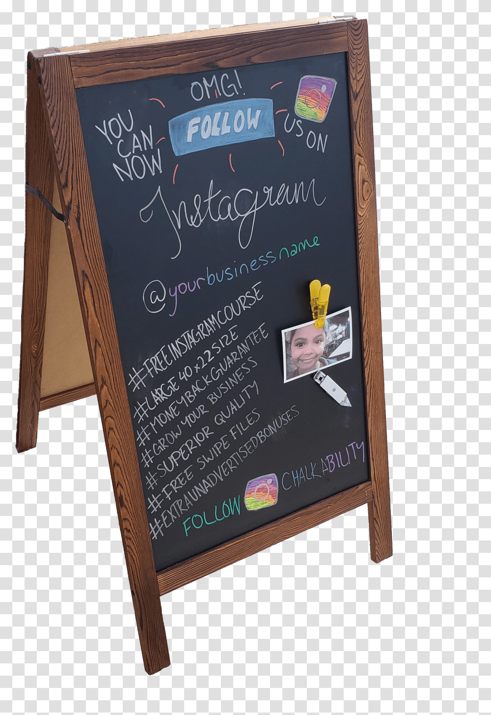 Chalk Frame Blackboard, Person, Human, Book Transparent Png