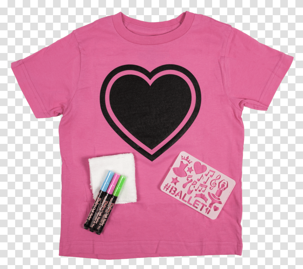 Chalk Heart Heart, Apparel, T-Shirt, Applique Transparent Png