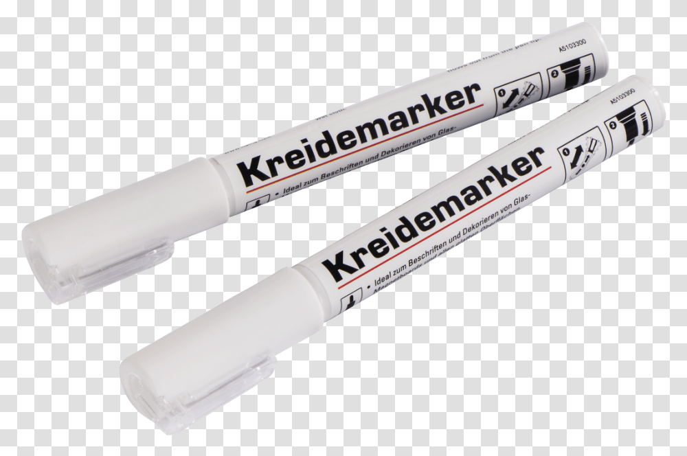 Chalk Markers Round Tip Set Of 2 Pieces White Indoor Field Hockey, Baseball Bat, Team Sport, Sports, Softball Transparent Png