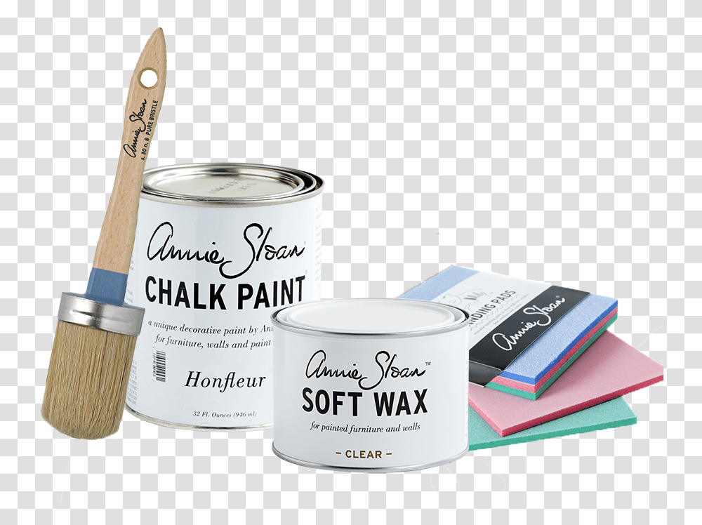 Chalk Paint By Annie Sloan Starter Kit The Basics Paint Brush, Tin, Can, Aluminium Transparent Png