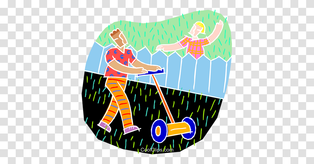 Chalk Style Cutting The Lawn Royalty Free Vector Clip Art, Sport, Sports, Croquet Transparent Png