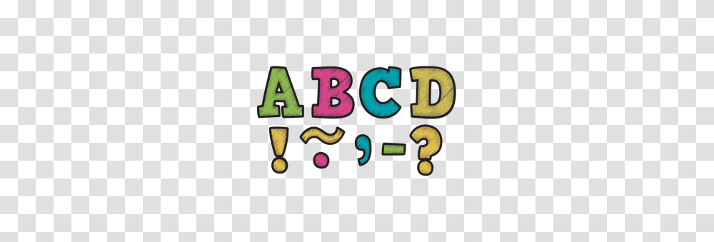 Chalkboard Brights Classic Letters Uppercase Pack, Alphabet, Number Transparent Png