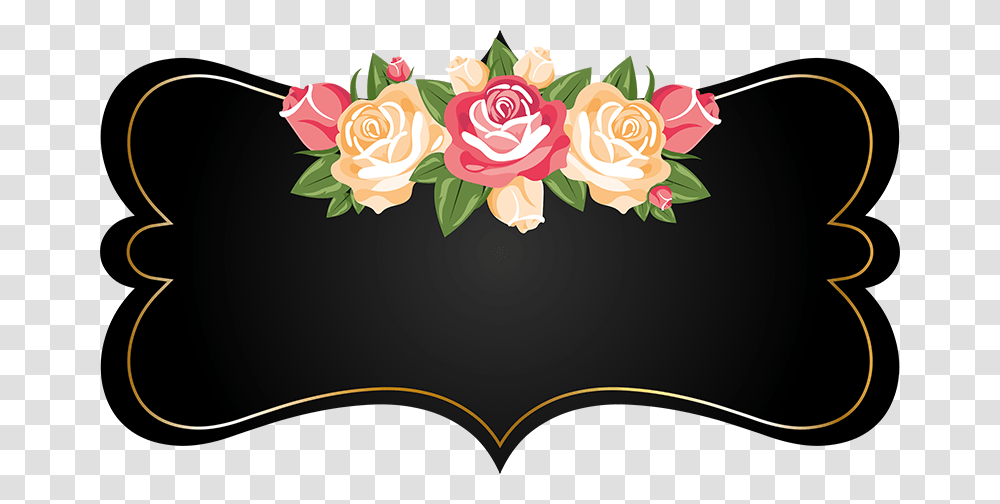 Chalkboard Flower Clipart Shabby Chic Labels, Pattern, Floral Design, Rose Transparent Png
