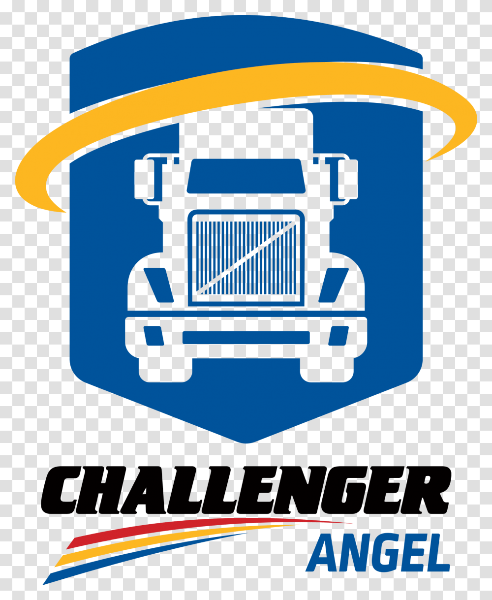 Challenger Angel Logo Challenger Motor Freight Logo, Poster, Advertisement, Light Transparent Png