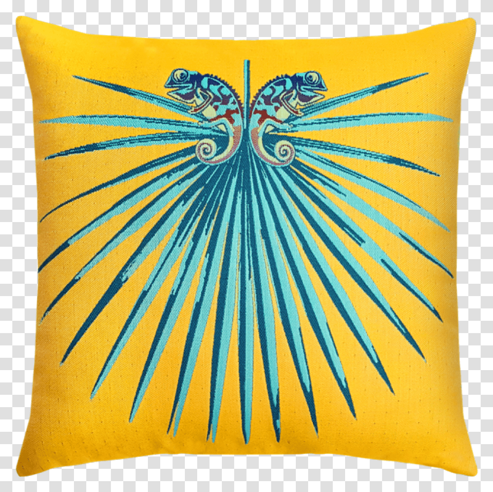 Chameleon Lagoon Cushion, Pillow, Bird, Animal Transparent Png