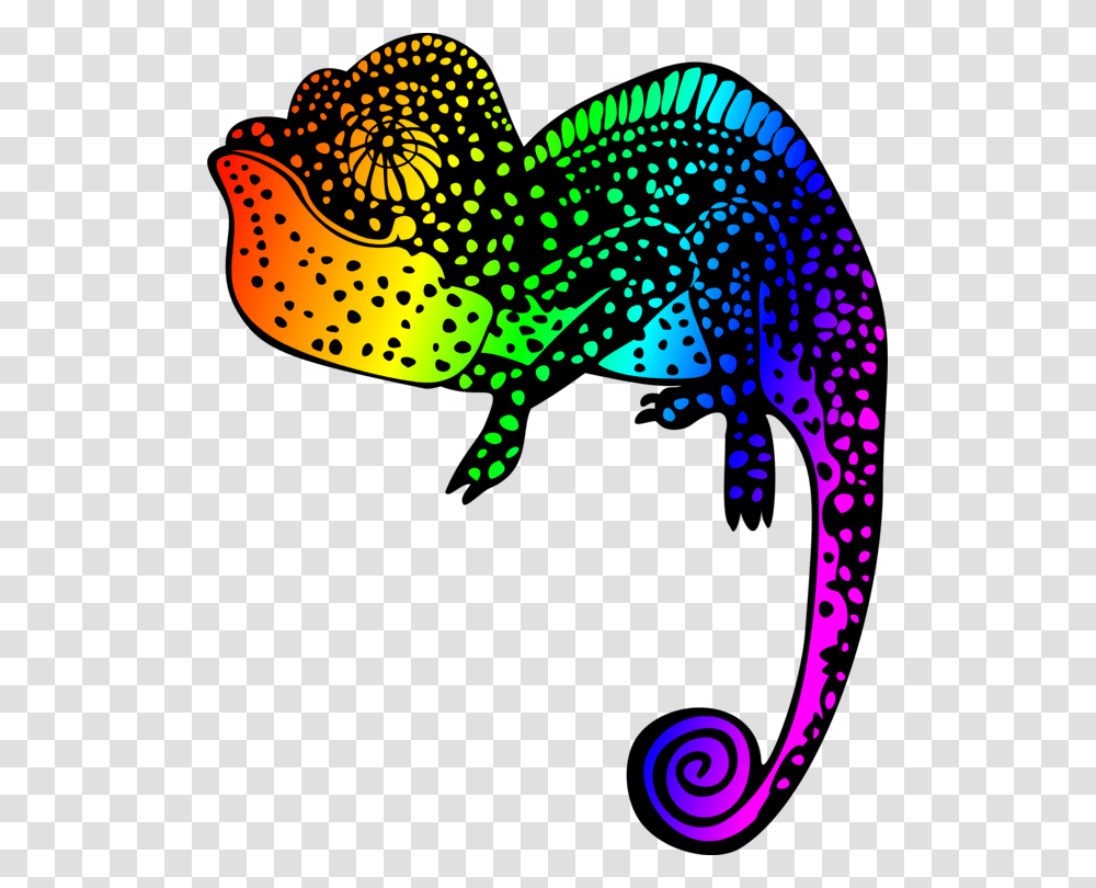 Chameleons Reptile Drawing Line Art Silhouette, Pattern, Light, Neon Transparent Png