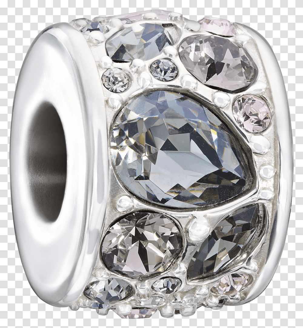 Chamilia Mosaic Smoke Amp Crystal Swarovski Charm Pre Engagement Ring, Diamond, Gemstone, Jewelry, Accessories Transparent Png