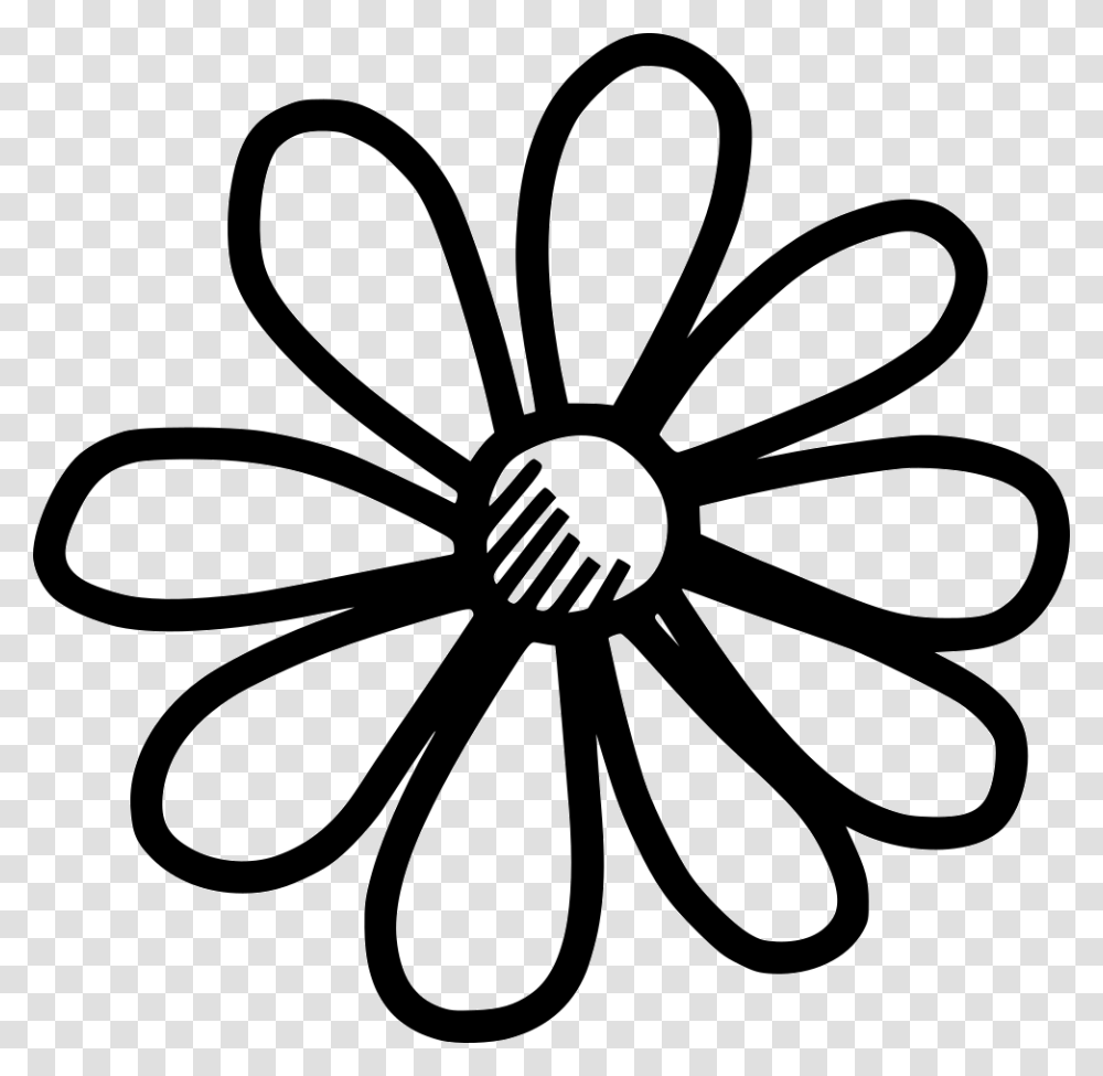 Chamomile Flower Spring Vector Graphics, Scissors, Blade, Weapon, Weaponry Transparent Png