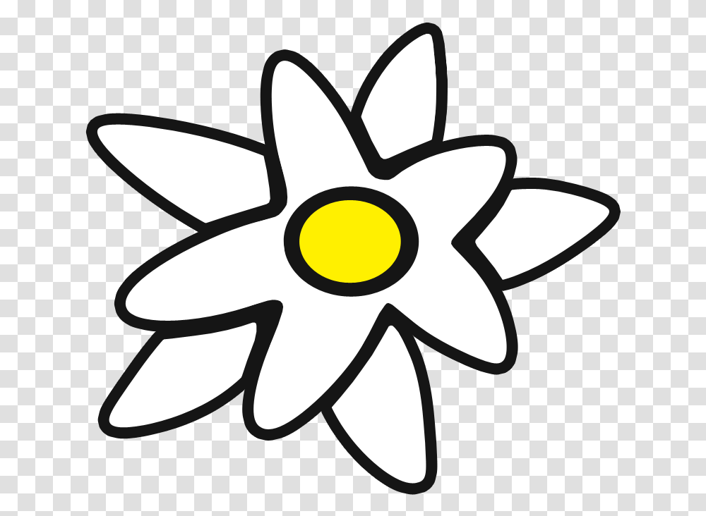 Chamomile Style Mid Edelweiss Yellow Image Bee A Part, Star Symbol Transparent Png