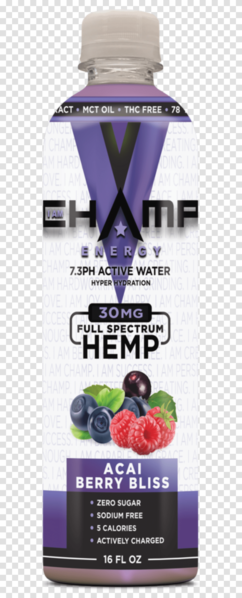 Champ Edibles Beverages Champ Acai Berry Bliss Nano Raspberry, Poster, Advertisement, Flyer, Paper Transparent Png
