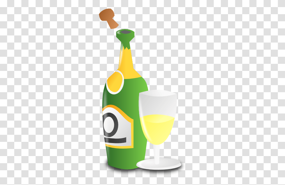 Champagne Bottle And Cup Clip Art, Beverage, Alcohol, Glass, Plant Transparent Png