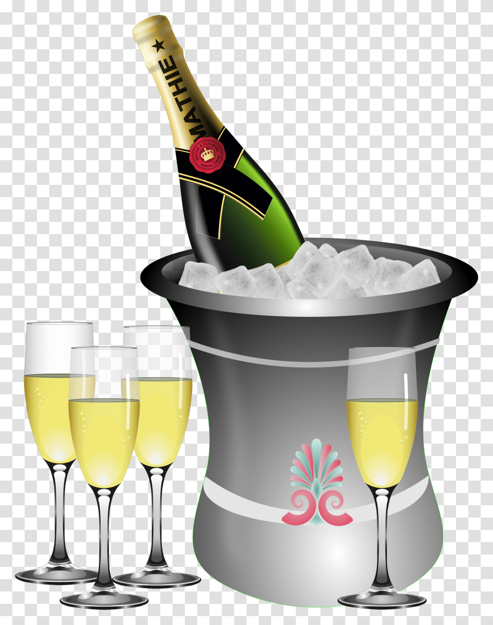 Champagne Bottle Celebration Clip Art Champagne, Glass, Alcohol, Beverage, Drink Transparent Png