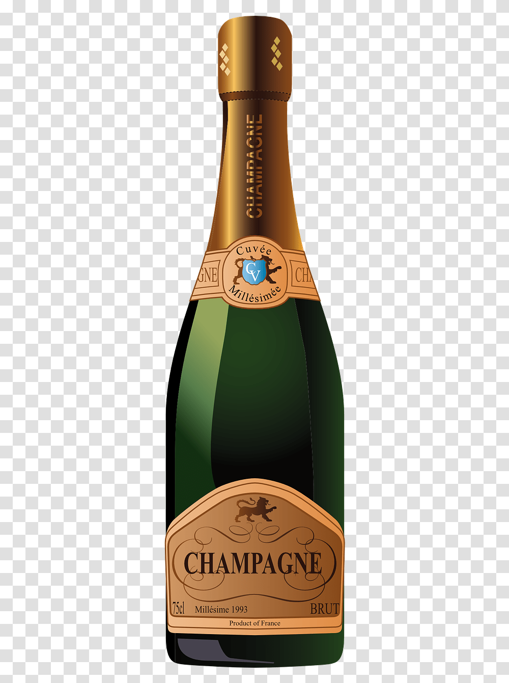Champagne Bottle Mockup Psd Free, Label, Alcohol, Beverage Transparent Png