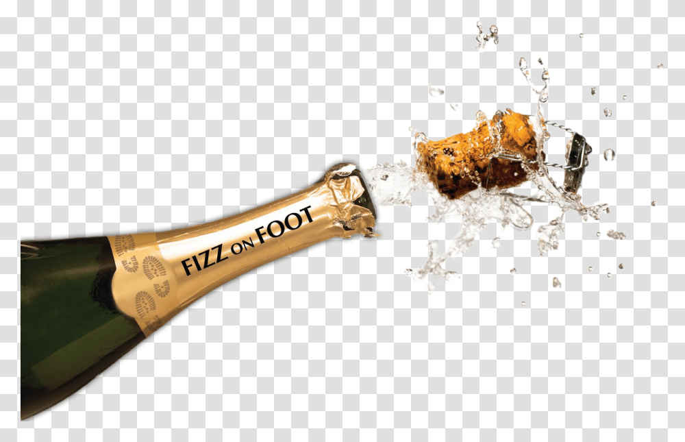 Champagne Bottle Pop Popping Champagne, Insect, Invertebrate, Animal Transparent Png
