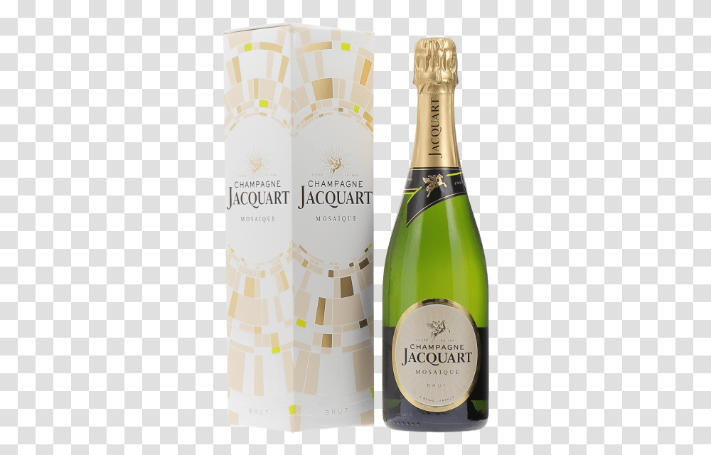 Champagne Brut Mosaique Jacquart Champagne, Alcohol, Beverage, Bottle, Wine Transparent Png