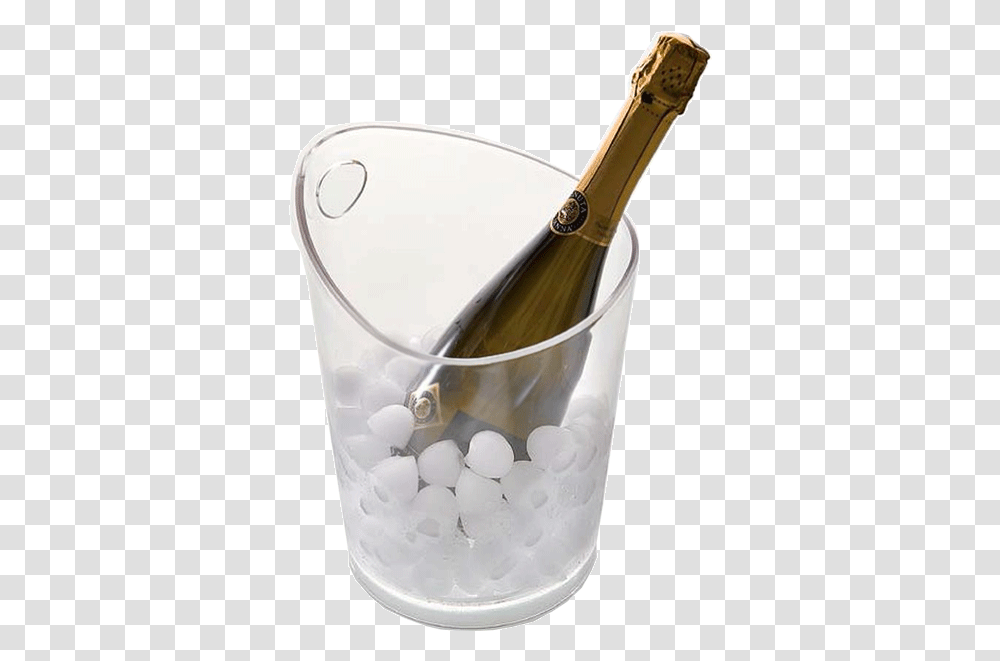 Champagne Bucket Champagne Buckets Cheap, Spoon, Cutlery, Nature, Hail Transparent Png