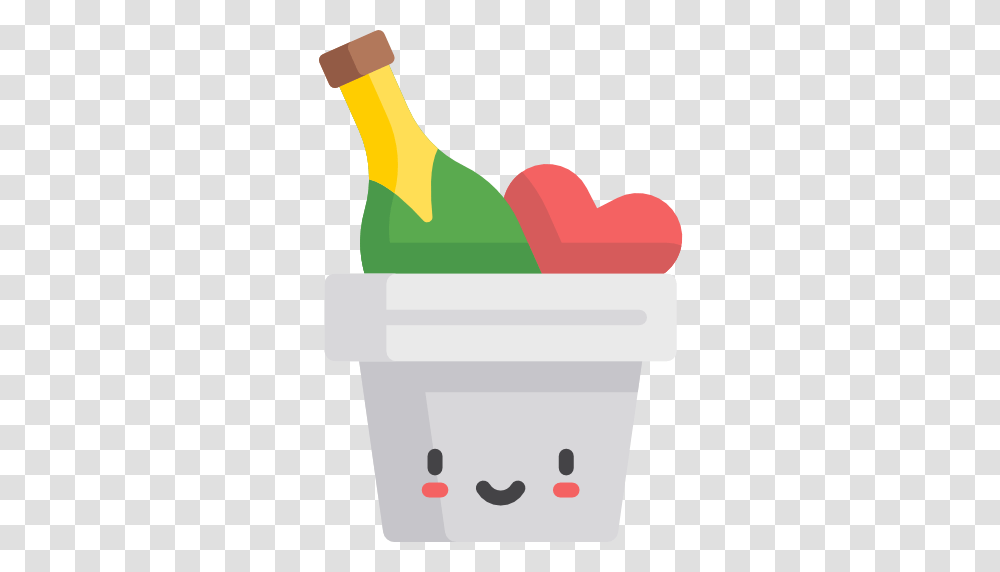 Champagne, Bucket, Washing, Ice, Outdoors Transparent Png
