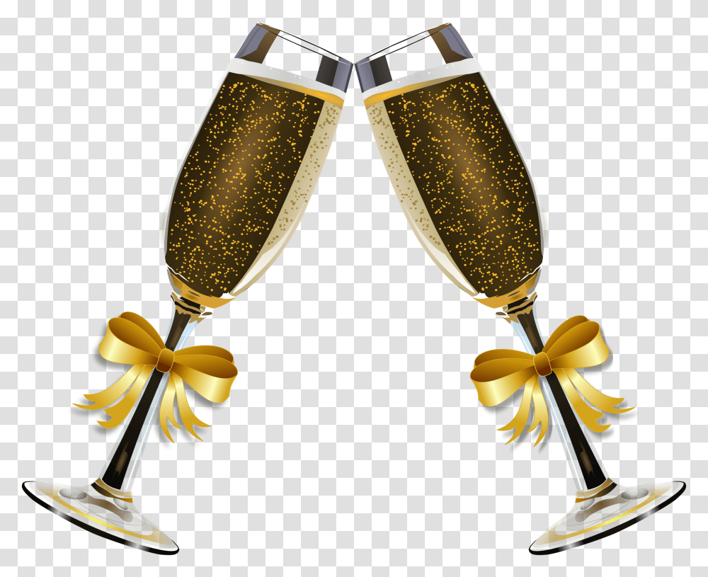 Champagne Clink Glasses Alcohol Bubble Bubbles Gold Wine Glass, Goblet, Lamp, Beverage, Drink Transparent Png