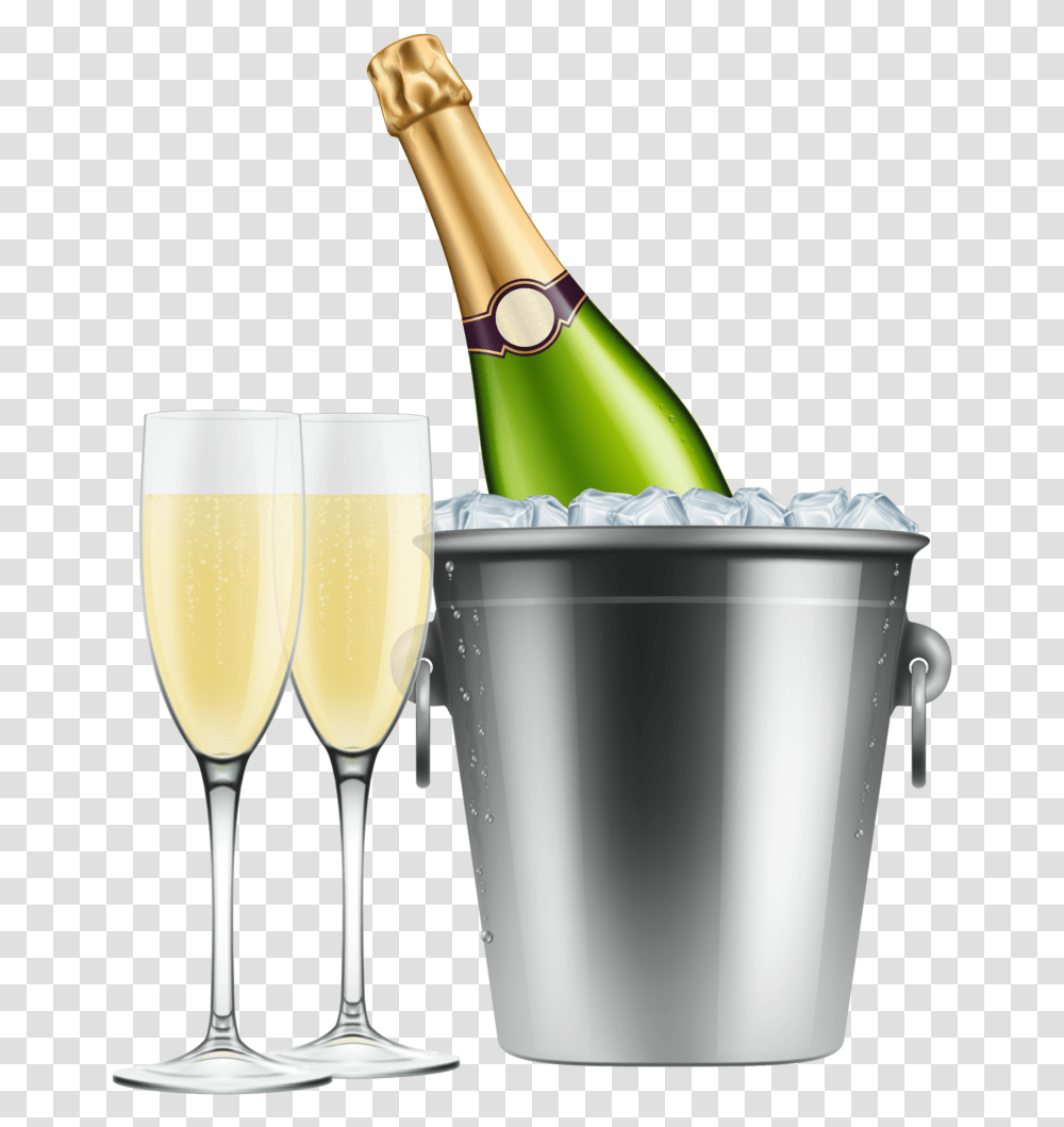 Champagne Clipart 7 Clip Art Bottle Of Champagne, Glass, Wine, Alcohol, Beverage Transparent Png