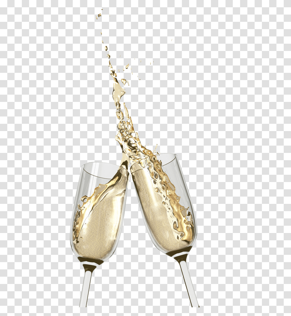 Champagne Glass Sparkling Wine Cocktail Toasting Champagne Glasses, Goblet, Gold, Saxophone, Leisure Activities Transparent Png