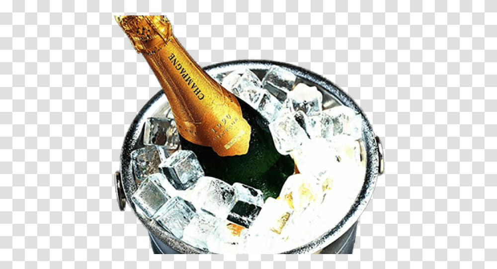 Champagne Images Champagne Bottle In The Ice Bucket, Beverage, Drink, Alcohol, Beer Transparent Png