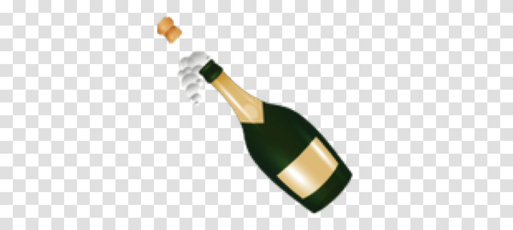 Champagne Iphone Emoji Bottle With Popping Cork Emoji, Axe, Tool, Alcohol, Beverage Transparent Png